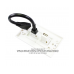 Placa Tapa Decora HDMI 4k pigtail + USB 2.0 en ABS